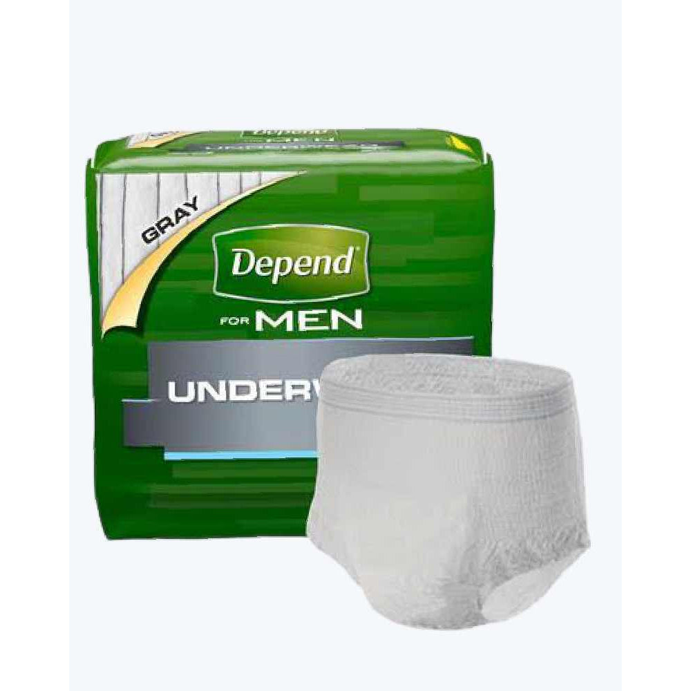 Depend FIT-FLEx Male Adult Absorbent Underwear Pull On with Tear