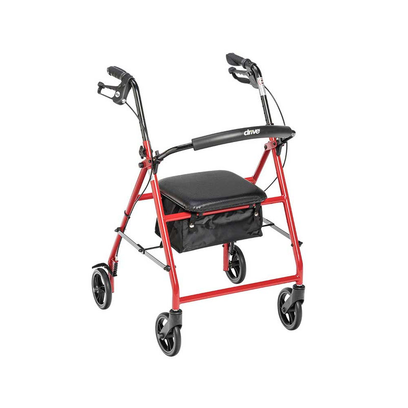 DRIVE STEEL ROLLATOR WITH 6″ WHEELS