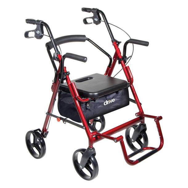 DRIVE DUET ROLLATOR/TRANSPORT CHAIR